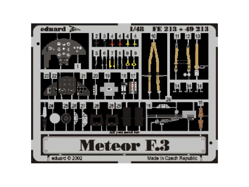 Meteor F. Mk.3 1/48 - Tamiya - - image 1