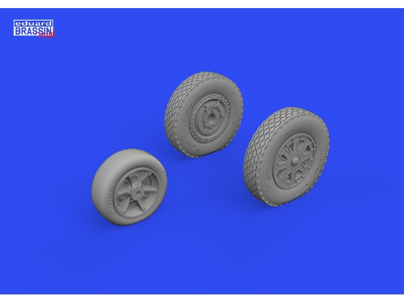 P-39Q wheels PRINT 1/72 - ARMA HOBBY - image 1