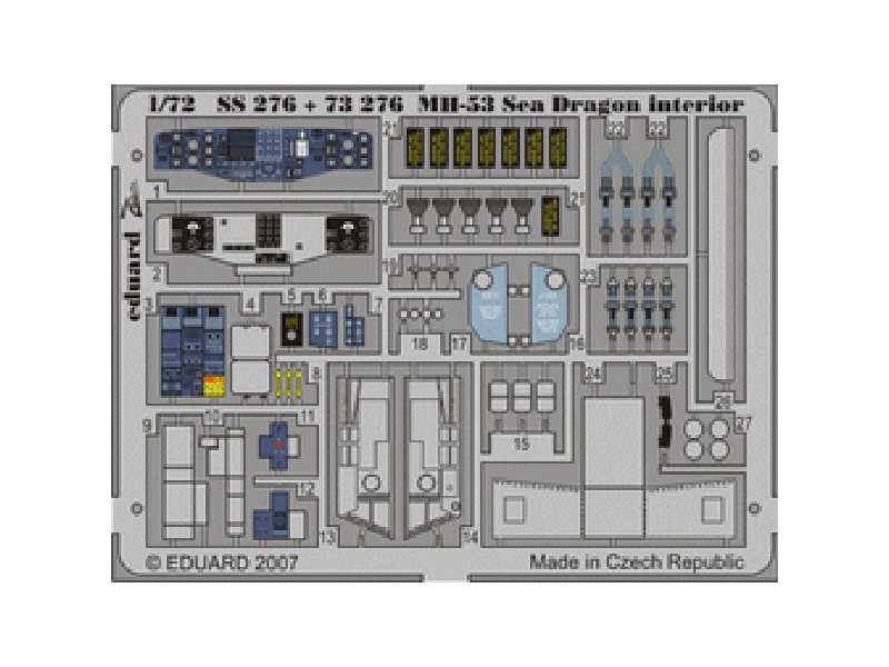 MH-53 interior 1/72 - Italeri - image 1