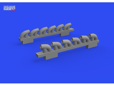 P-39Q exhaust stacks PRINT 1/72 - ARMA HOBBY - image 1