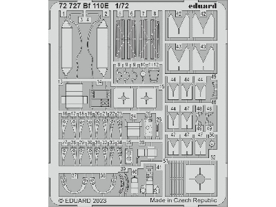 Bf 110E 1/72 - EDUARD - image 1