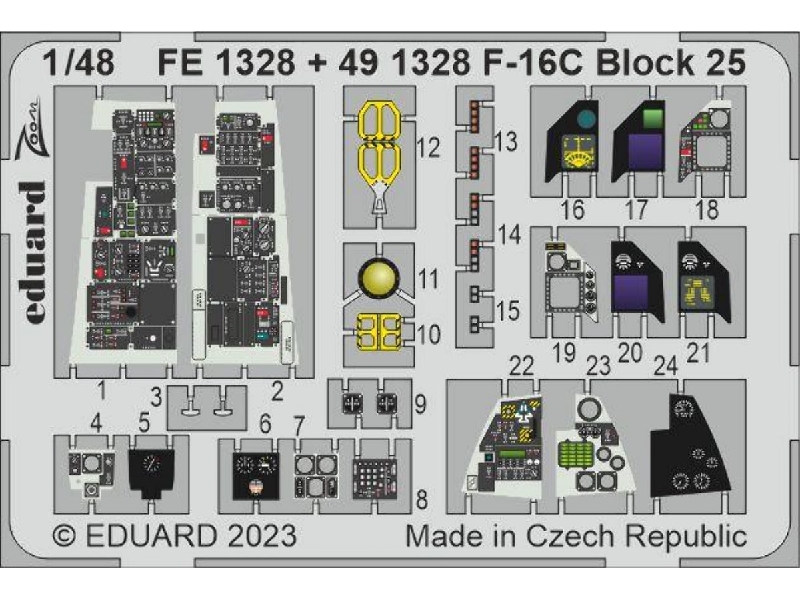 F-16C Block 25 1/48 - KINETIC MODEL - image 1