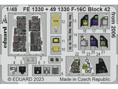 F-16C Block 42 from 2006 1/48 - KINETIC MODEL - image 1