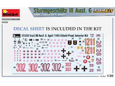 Sturmgeschutz Iii Ausf. G  April 1943 Alkett Prod. Interior Kit - image 3