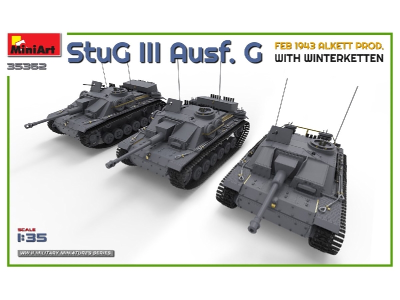 Stug Iii Ausf. G  Feb 1943 Alkett Prod. With Winterketten - image 1