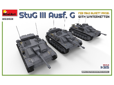 Stug Iii Ausf. G  Feb 1943 Alkett Prod. With Winterketten - image 2