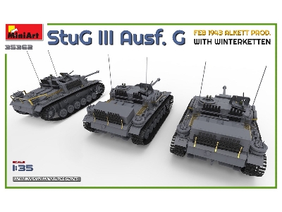 Stug Iii Ausf. G  Feb 1943 Alkett Prod. With Winterketten - image 3