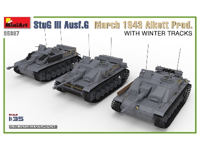 Stug Iii Ausf. G March 1943 Alkett Prod. With Winter Tracks. Interior Kit - image 1
