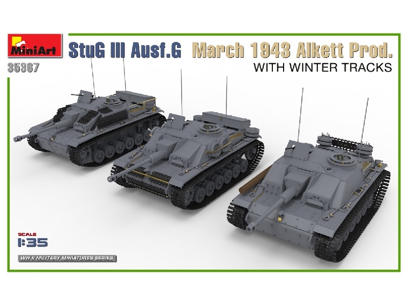 Stug Iii Ausf. G March 1943 Alkett Prod. With Winter Tracks. Interior Kit - image 1