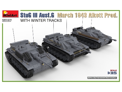 Stug Iii Ausf. G March 1943 Alkett Prod. With Winter Tracks. Interior Kit - image 2