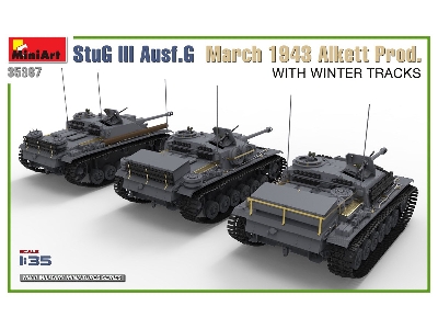 Stug Iii Ausf. G March 1943 Alkett Prod. With Winter Tracks. Interior Kit - image 3