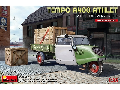 Tempo A400 Athlet 3-wheel Delivery Truck - image 1