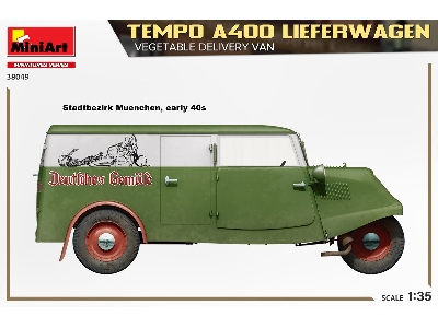 Tempo A400 Lieferwagen. Vegetable Delivery Van - image 15