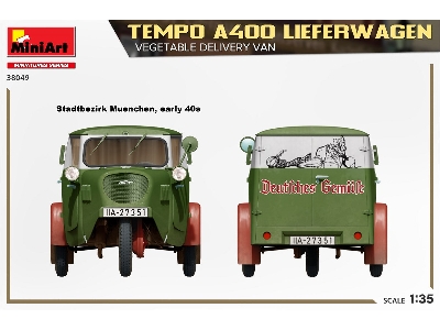 Tempo A400 Lieferwagen. Vegetable Delivery Van - image 16