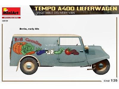 Tempo A400 Lieferwagen. Vegetable Delivery Van - image 17