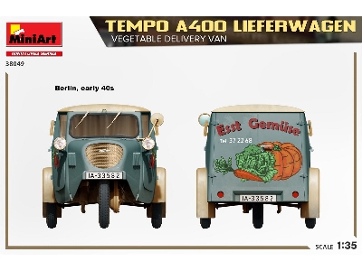 Tempo A400 Lieferwagen. Vegetable Delivery Van - image 18