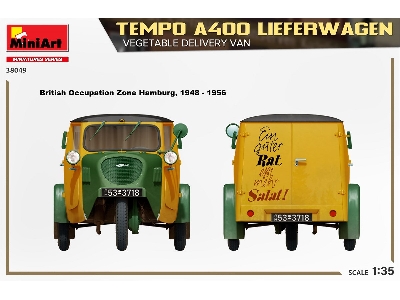 Tempo A400 Lieferwagen. Vegetable Delivery Van - image 19