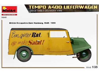 Tempo A400 Lieferwagen. Vegetable Delivery Van - image 20