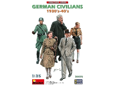 German Civilians 1930-40s. Resin Heads - image 4