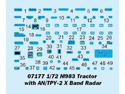 M983 Tractor With An/Tpy-2 X Band Radar - image 3