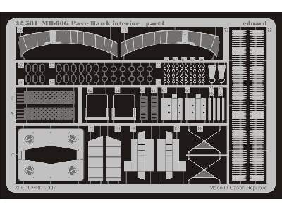 MH-60G interior 1/35 - Academy Minicraft - image 5