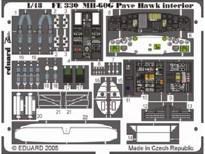 MH-60G interior 1/48 - Italeri - - image 1