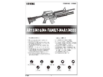 Ar15/M16/M4 Family M4a1/M203 - image 2