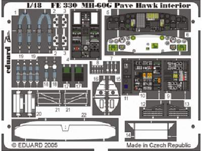MH-60G interior 1/48 - Italeri - image 1