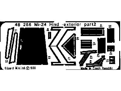 Mi-24 Hind exterior 1/48 - Monogram - image 3