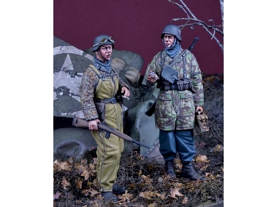 Ss Nco & Fallschirmjager, Kampfgruppe Hansen - image 1