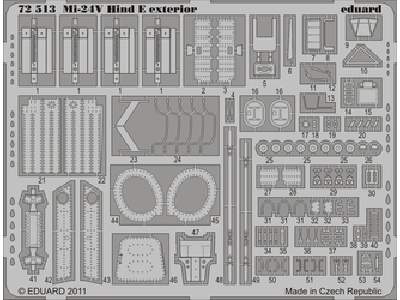 Mi-24V Hind E exterior 1/72 - Zvezda - image 1