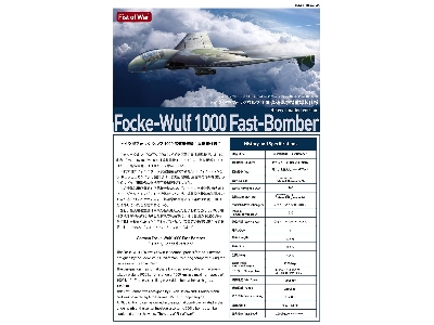 Focke-wulf 1000 Fast Bomber Heavy-loaded Version - image 11