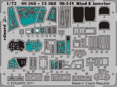 Mi-24V Hind E interior S. A. 1/72 - Zvezda - image 2