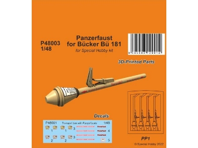 Panzerfaust For Bücker Bü 181 (For Special Hobby Kit) - image 1
