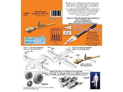 Panzerfaust For Bücker Bü 181 (For Special Hobby Kit) - image 2