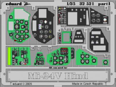 Mi-24V Hind interior 1/35 - Trumpeter - image 1