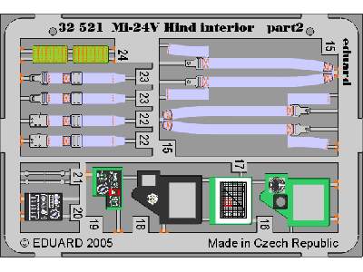 Mi-24V Hind interior 1/35 - Trumpeter - image 3