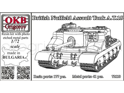 British Nuffield Assault Tank A.T.15 - image 1