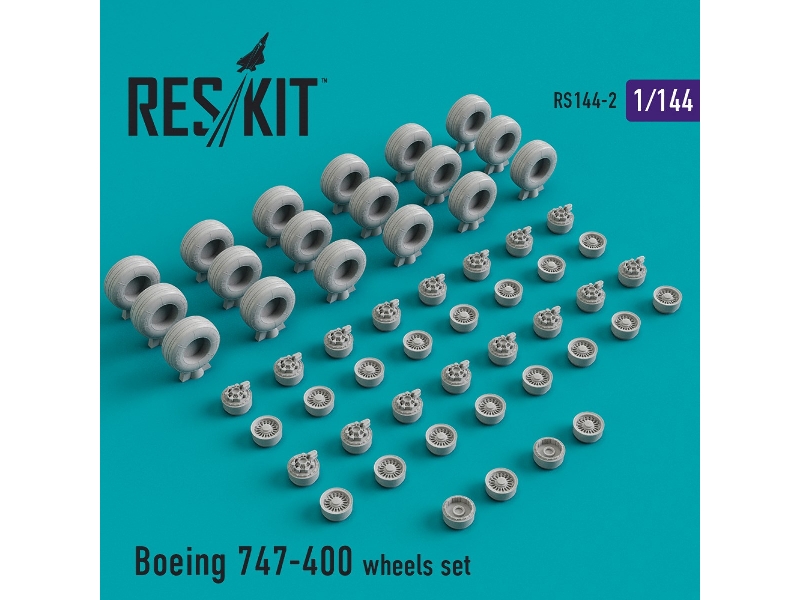 Boeing 747-400 Wheels Set - image 1