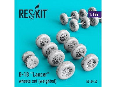 B-1b Lancer Wheels Set (Weighted) - image 1