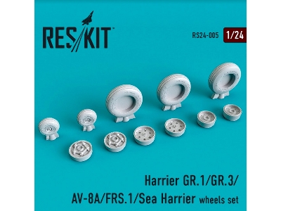 Harrier Gr.1/ Gr.3/ Av-8a/ Frs.1/ Sea Harrier Wheels Set - image 1