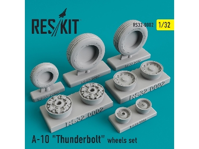 Fairchild Republic A-10 Thunderbolt Wheels Set - image 1