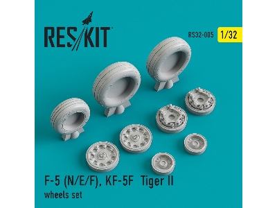 F-5 (N/E/F), Kf-5f Tiger Ii Wheels Set - image 1