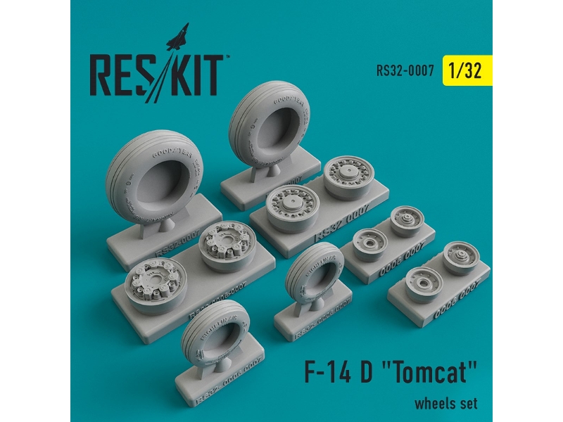 Grumman F-14 D Tomcat Wheels Set - image 1