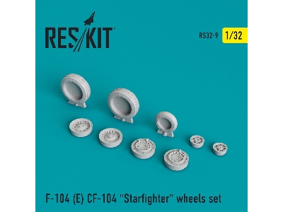 F-104 (E) Cf-104 Starfighter Wheels Set - image 1