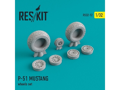 North American P-51 Mustang Wheels Set - image 1