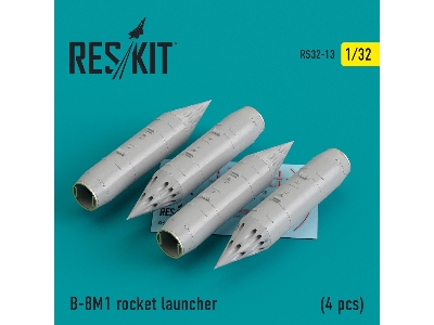 B-8m1 Rocket Launcher (4 Pcs) (Mig-23/27/29, Su-17/20/22/24/25/27/33, Jak-38) - image 1