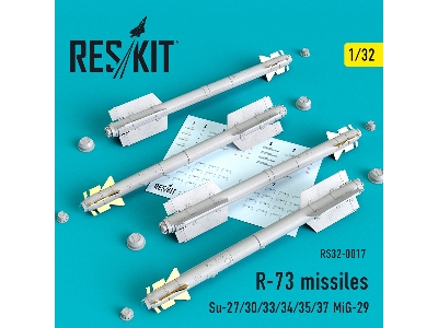 R-73 Soviet Missiles (4 Pcs) (Su-27/30/33/34/35/37 Mig-29) - image 1