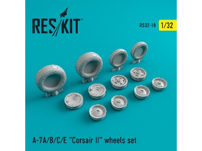 A-7 Corsair Iia/B/C/E Wheels Set - image 1