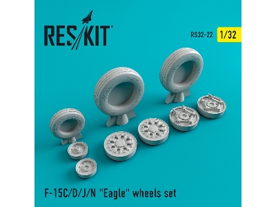 F-15 (C/D/J/N) Eagle Wheels Set - image 1